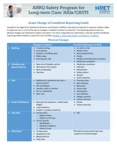 Acute Change of Condition Reporting Guide