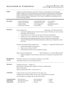 Sample Resume for a Military-to-Civilian Transition