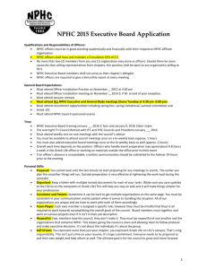 APPLY -- NPHC Executive Board Application