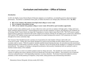 Curriculum and Instruction – Office of Science