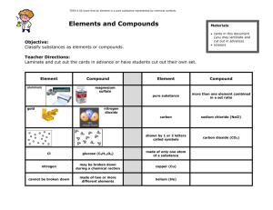 Element and Compounds