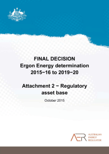 Final decision Ergon Energy distribution determination