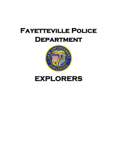 Explorers - Fayetteville Police Department