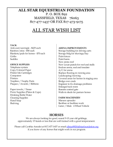 WISH LIST - All Star Equestrian Foundation