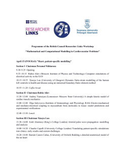 Programme of the British Council Researcher Links Workshop