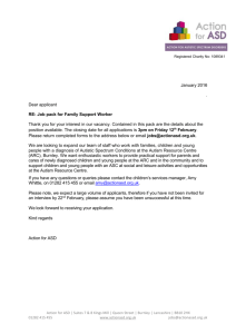 Family Support Worker – Children`s Services