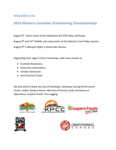the 2014 Western Canadian Orienteering
