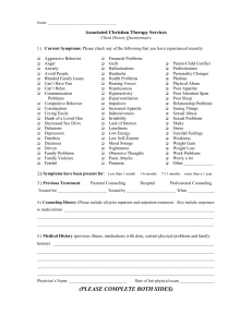 Client History Questionnaire Pg 1 - Associated Christian Therapy