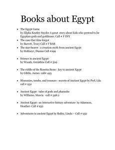 Books about Egypt