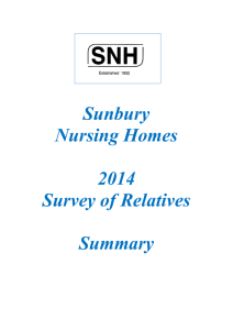 Relative Survey Summary 2014
