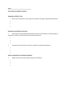 Oral Exam Outline Template