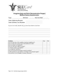 Urogynecology And Pelvic Reconstructive Surgery