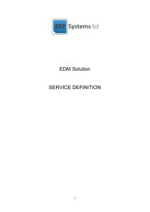 Save to BEP Systems EDM Solution