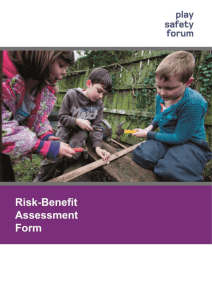 PSF – Managing Risk Assessment Form