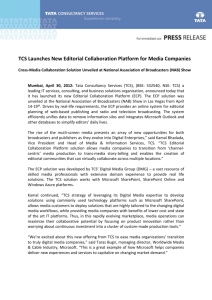 TCS Launches New Editorial Collaboration Platform for Media