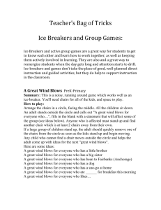Icebreakers & Group Games