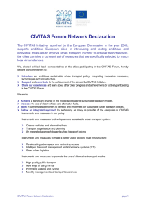 Civitas Forum Network Declaration