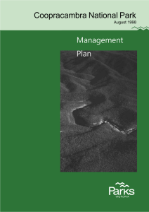 Coopracambra National Park Management Plan 1998