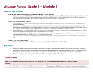 Grade 5 Module 3 Facilitator`s Guide