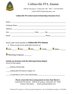 Printable Scholarship Donation Form (doc)