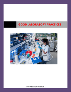 good laboratory practice