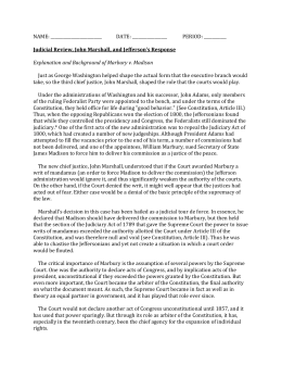 Worksheets Marbury V Madison Worksheet marbury v madison worksheet name date period judicial review john marshall