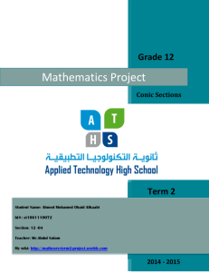 Mathematics Project - Term 2 Project