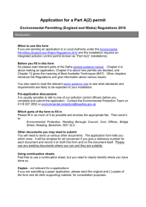 Part A2 Application Form - Reading Borough Council
