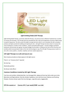 LED Therapy - Skinovation Day Spa