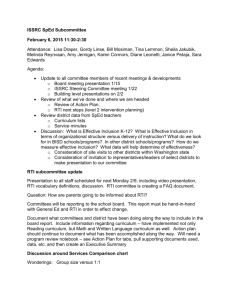 2/6/15 Special Ed Subcommittee Meeting Notes