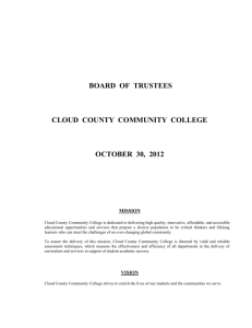 comment - Cloud County Community College