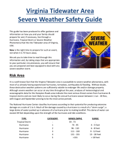 Virginia Tidewater Area Severe Weather Safety Guide