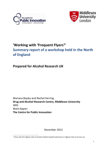 Summary report - Alcohol Research UK
