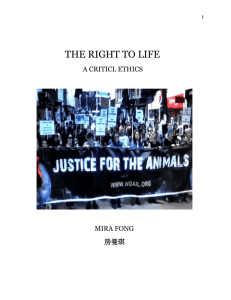 4. Moral Rights - Animal Liberation Front