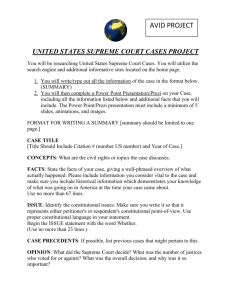 united states supreme court cases project