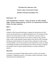 IPDP Sample: Social Studies - Chittenden East Supervisory Union