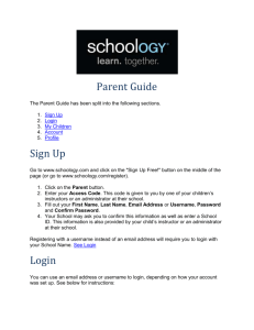 Schoology Parent Guide