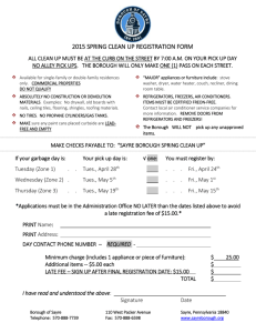 2015 spring clean up registration form
