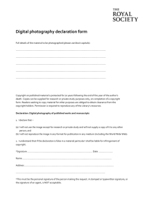 photography form