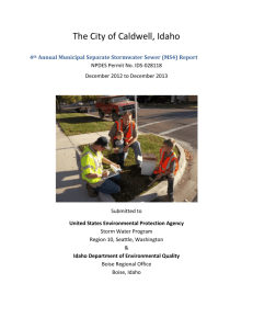 The City of Caldwell 4th annual report