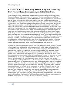 CHAPTER XVIII. How King Arthur, King Ban, and King Bors rescued