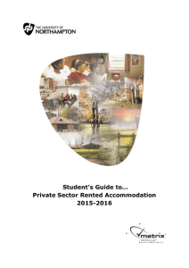 Student guide to private sector housing
