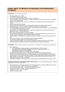 Handy hints/focussed strategies to improve attendance (DOC, 19KB)