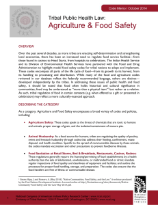 Agriculture & Food Safety