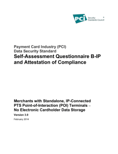 SAQ B-IP - PCI Security Standards Council