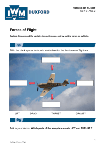 KS2 Forces of Flight trail