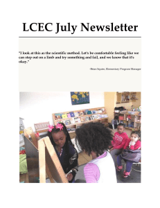 LCEC July Newsletter