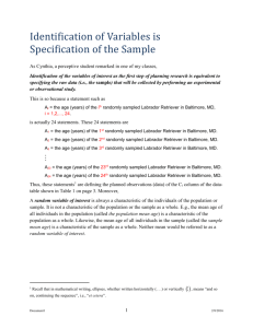 Identification-of-Variables-is-Specification-of-the-Sample