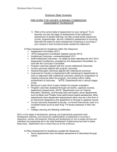 HLC Assessment Pre-work Draft 7-10-2013