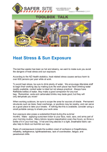 Heat exposure